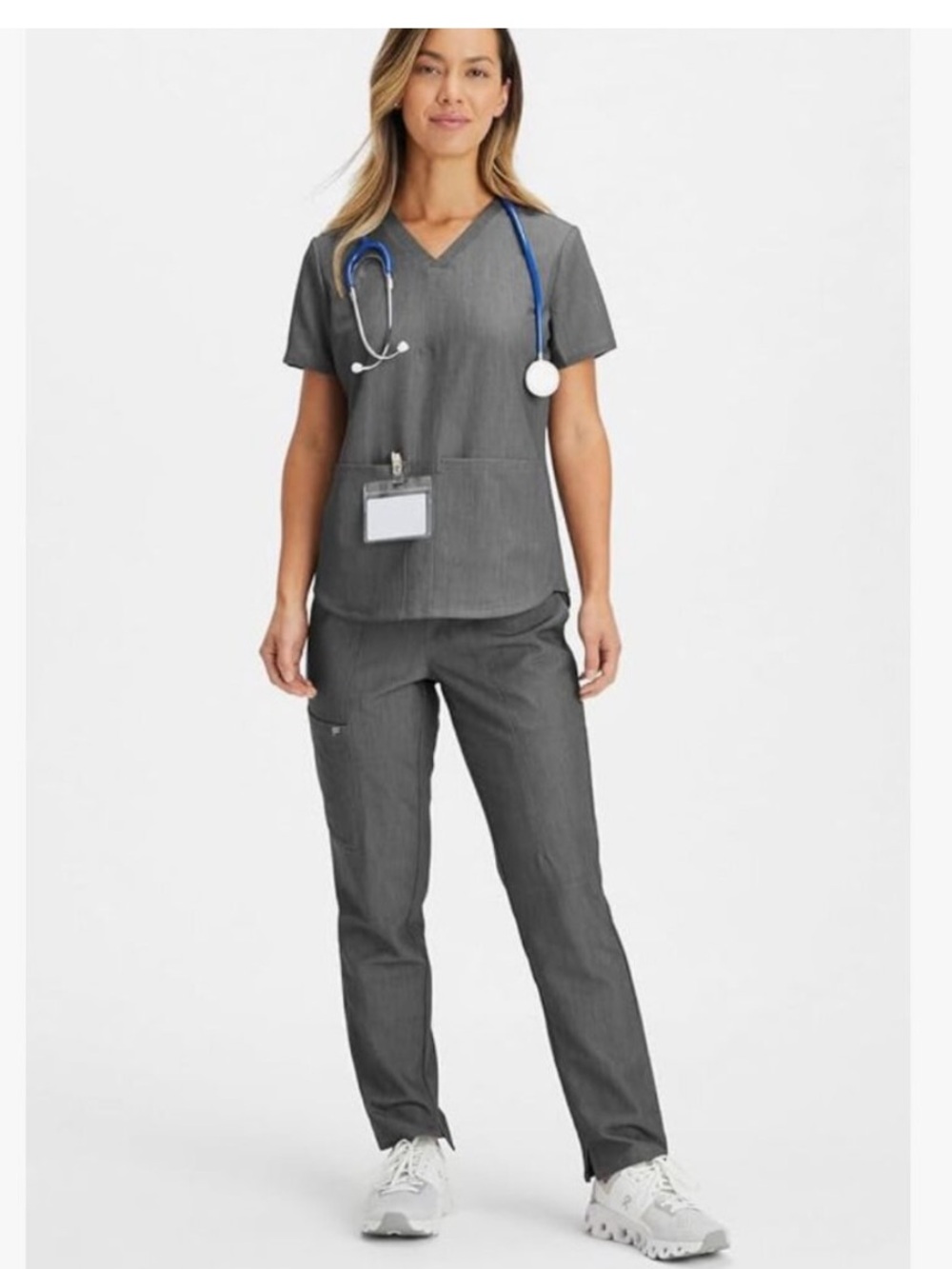 Fabletics • Vital/Ion Graphite Scrub Set - S/M